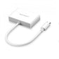 UGreen-MM123-USB Type C to HDMI+VGA Converter-White-30843