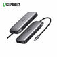 Converter Ugreen USB C to 2*USB 3.0 A+HDMI+VGA+DP+RJ45 Gigabit+SD/TF+PD Converter 9 in 1 70301