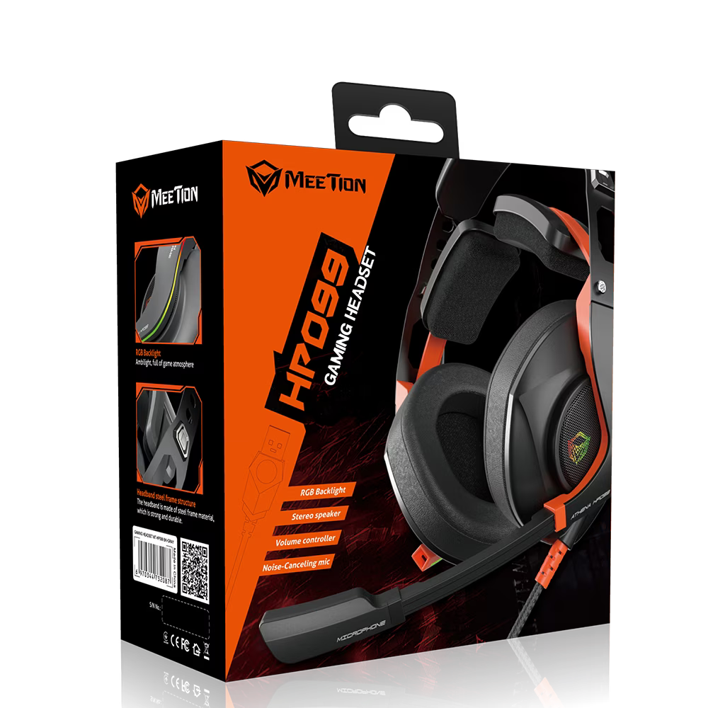Headphone Meetion HP099 RGB 7.1 Gaming
