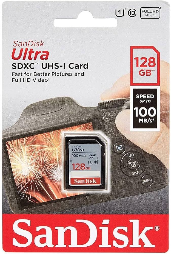 Memory Card SanDisk SDSDUNR 128GB Up to 140MB/s GN3IN