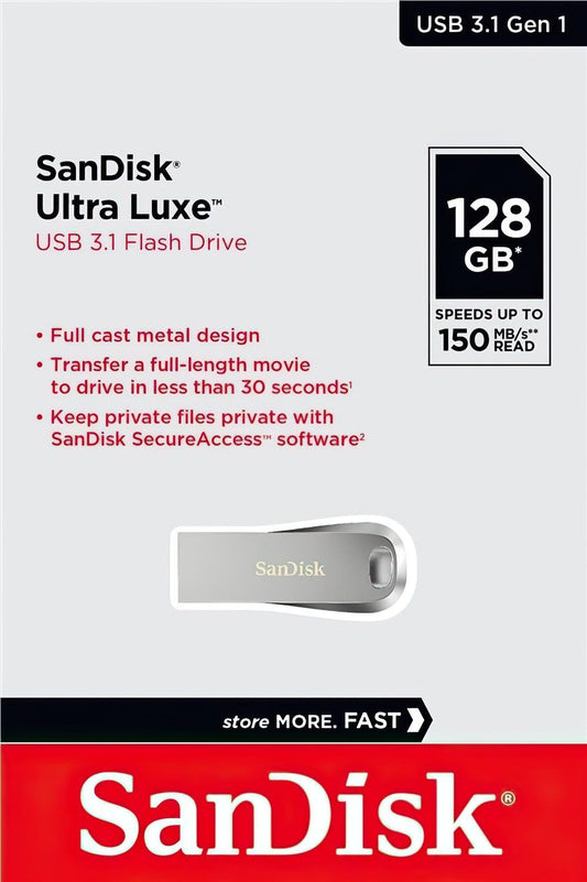 FMM SanDisk SDCZ74 128GB G46 ULTRA LUXE Metal USB3.2 400MB/S