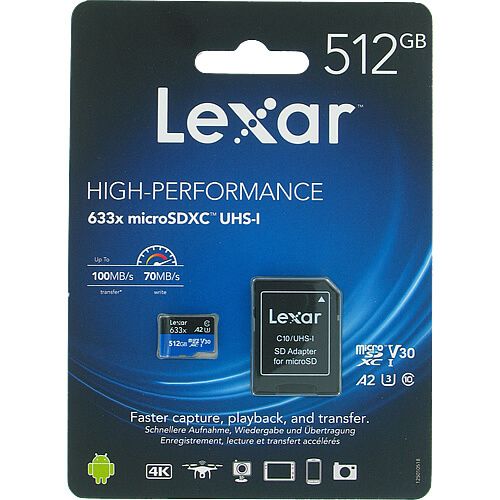 Memorycard Lexar 512GB