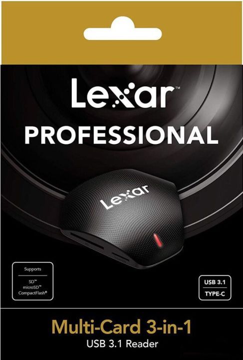 Lexar Reader Card 3 in 1 USB 3.1 Type c LRW500URB