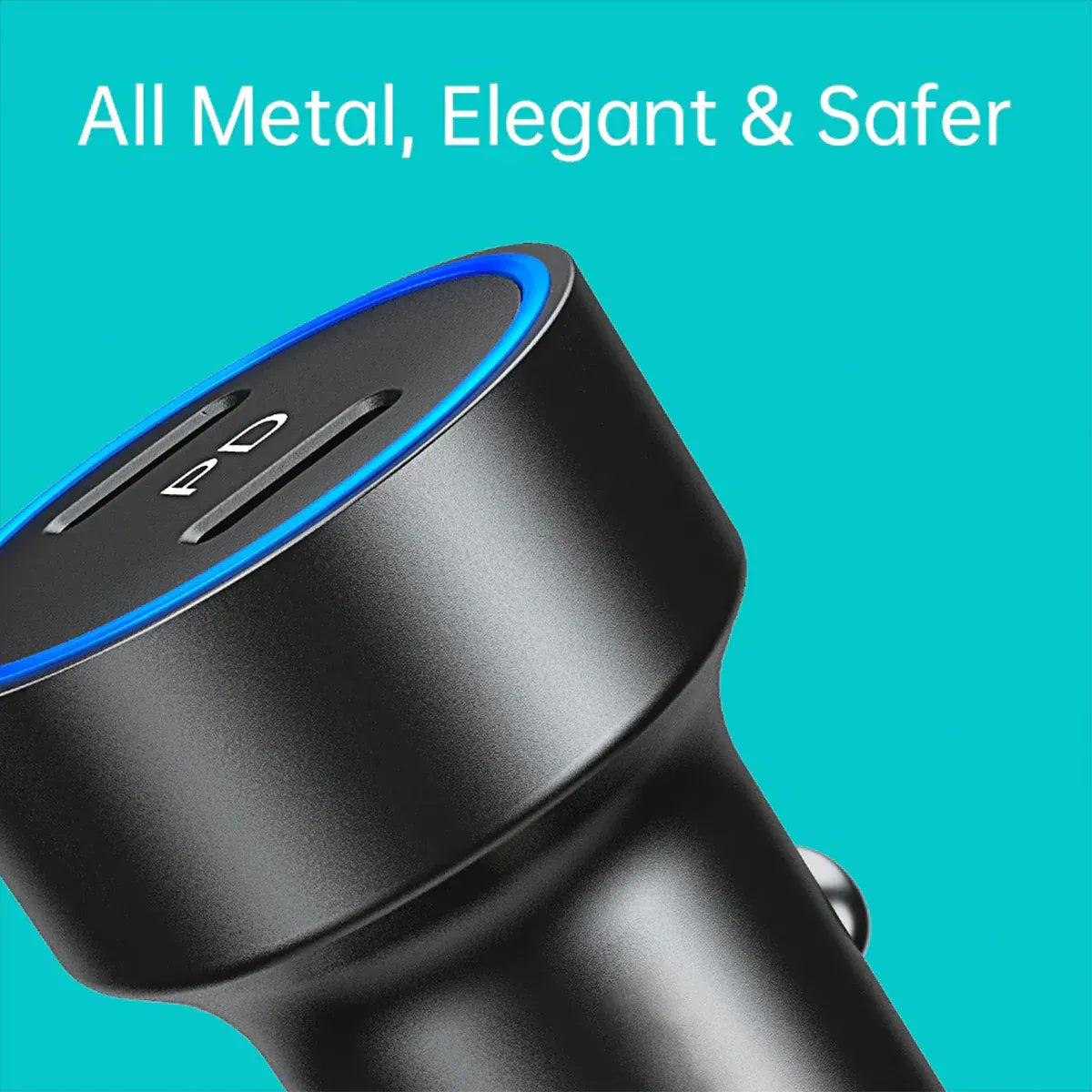 Choetech-Car-Fast Charger-C0054-Type C-Dual Port