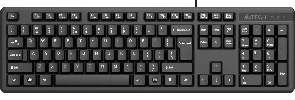 A4Tech Keyboard KK3 Black
