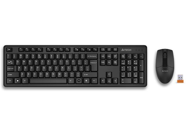Combo-KB+MS-A4Tech-WL-3330N