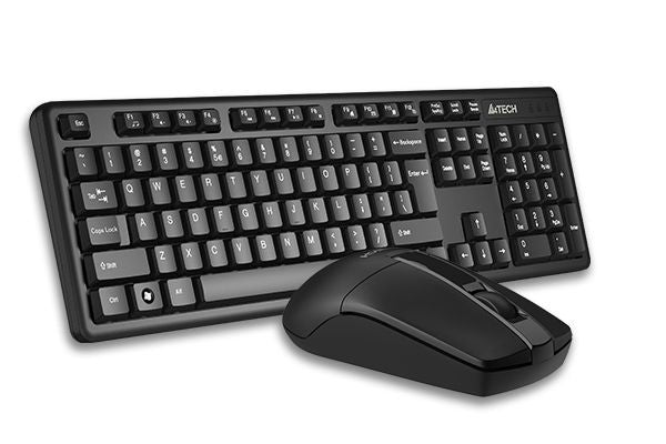 Combo-KB+MS-A4Tech-WL-3330N