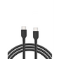 Smart Gate-Cable-PVC-USB-C-to-USB-C-SGCA-PCCF100B-1m-Black