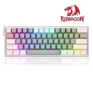 Keyboard Redragon K617 RGB Gray/White Red SW