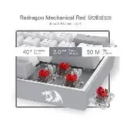 Keyboard Redragon K617 RGB Gray/White Red SW