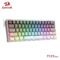 Keyboard Redragon K617 RGB Gray/White Red SW