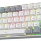 Keyboard Redragon K617 RGB Gray/White Red SW
