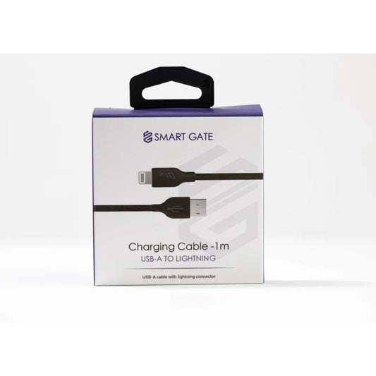 Cable Smart Gate USB A to Lightning SGCA PALS100B 1m Black