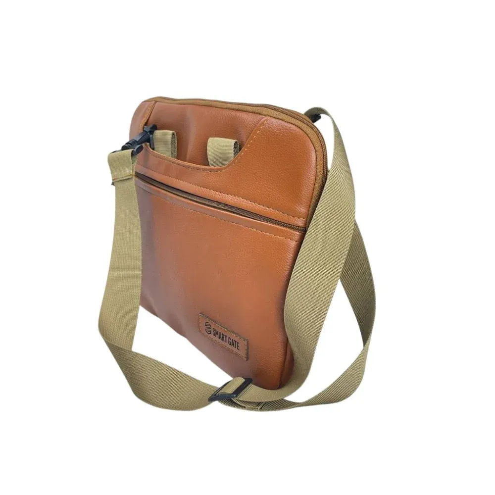 BAG-Smart Gate-MacBook-Bag-SG-9019-Leather-Camel