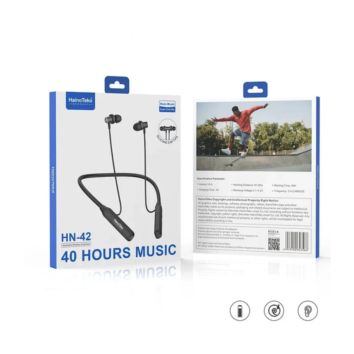 Haino Teko Germany HN-40-41-42 Neckband Wireless Earphone