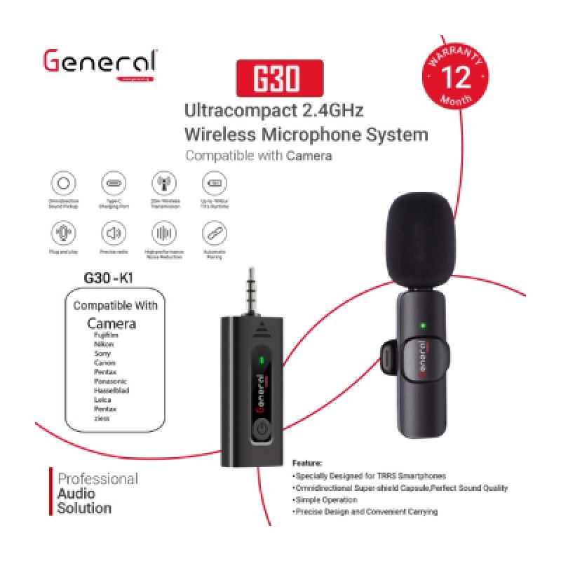 Mic WL General 3.5 G30 K1