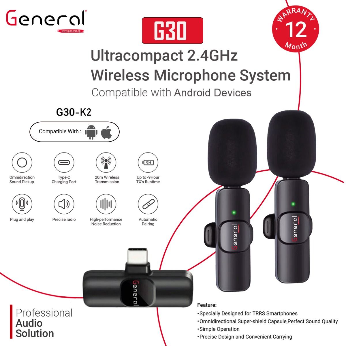 Mic WL General G30 Type C K2