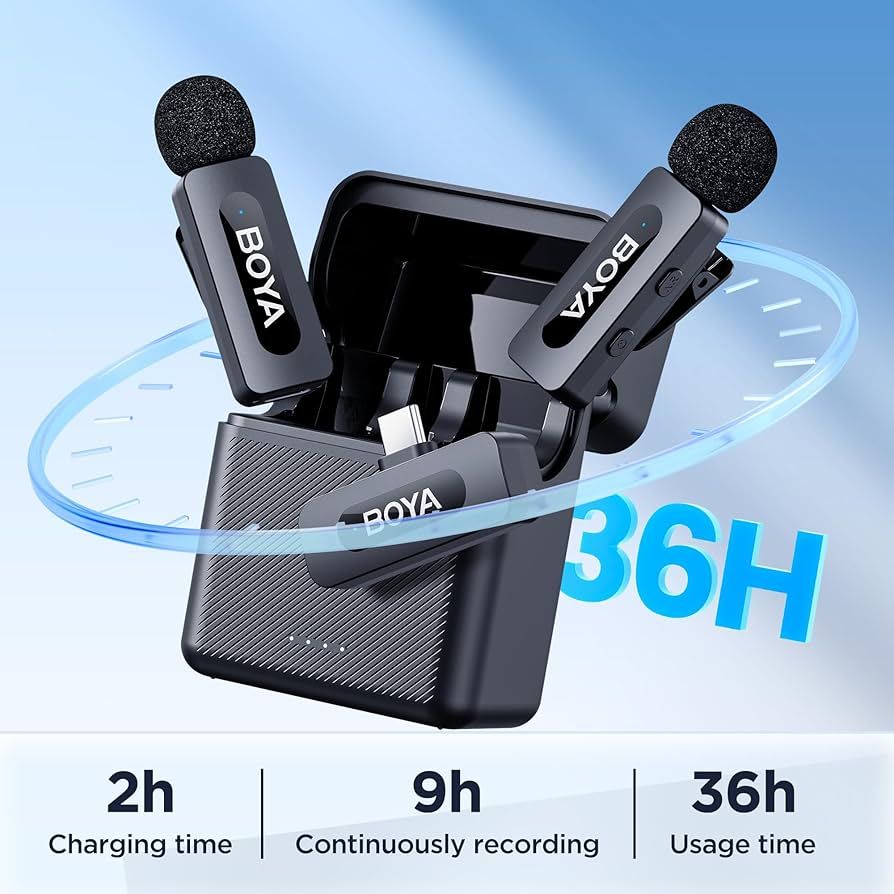 Mic BOYA WL Dual Channel BY V30 2.4G