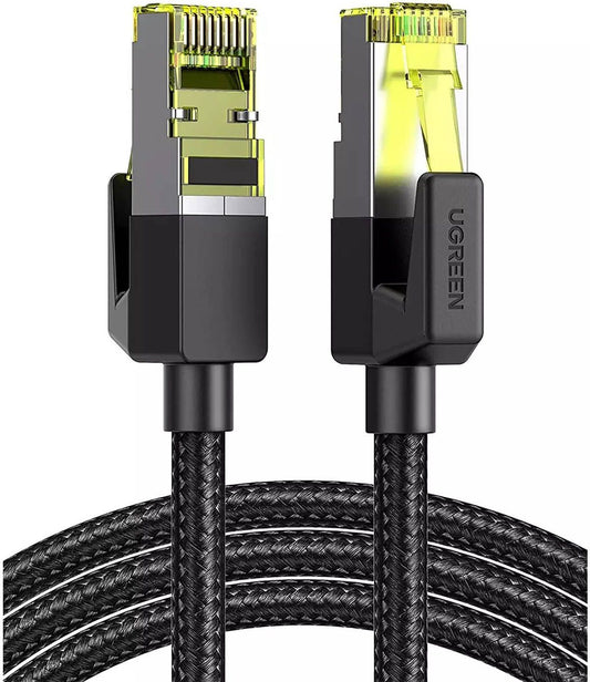 Ugreen-NW150-CAT7 Shielded Round with Braided  Modular Plugs 3m-80424