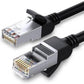 Ugreen Cat 6 U/UTP Pure Copper Ethernet  0.5m -Black - 50190