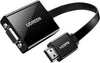 Ugreen MM103-HDMI to VGA Converter-25cm-Black-40248