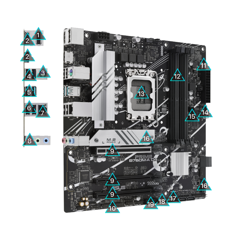 ASUS PRIME B760M-A CSM DDR5