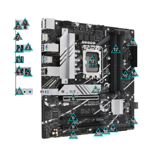 ASUS PRIME B760M-A CSM DDR5