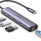 Ugreen USB C to 3×USB3.0 Hub+RJ45 (1000M) Ethernet  Adapter 60600