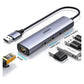 Ugreen USB 3.0 to 3xUSB 3.0 Ethernet Adapter Type C PWR Supply 60554