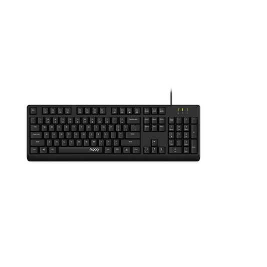 Keyboard Rapoo Wired Usb Black NK1900