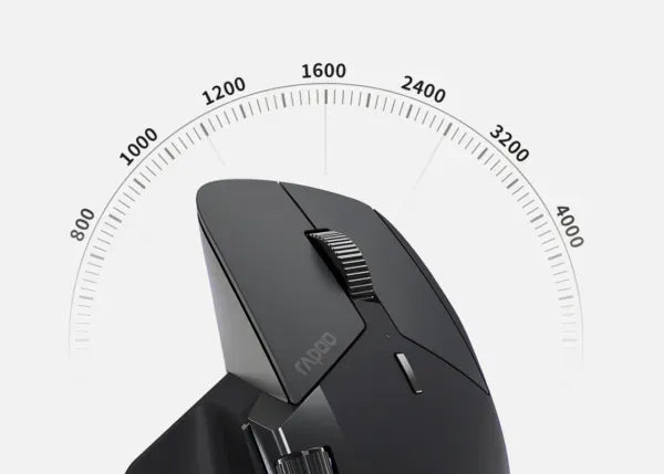 Rapoo-WL-Mouse-Multi-Mode-Grey White-MT760L