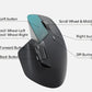 Rapoo-WL-Mouse-Multi-Mode-Grey White-MT760L