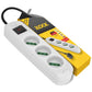 ILOCK power strip, 3 outlets without earthing (Basic) 1.5 m