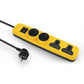 ILOCK Power Strip 4 Outlets (2 Schuko Sockets + 2 Universal Sockets) Cable 2m