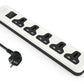 ILOCK Power Strip 5 Universal Outlets Without Earthing Cable 2m