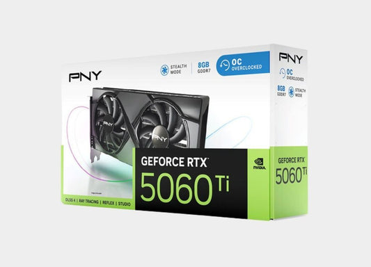 VGA Card GeForce PNY RTX5060Ti VERTO Dual Fan 8GB Gaming RGB