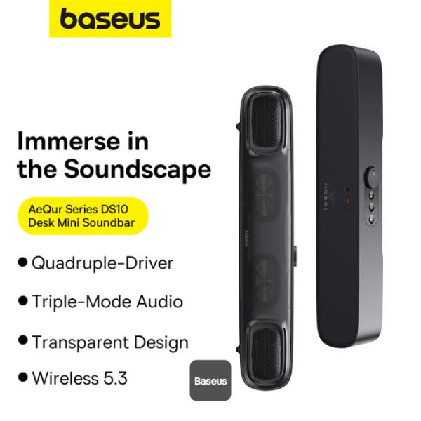 Speaker Baseus Mini Soundbar AeQur DS10 Cluster Black