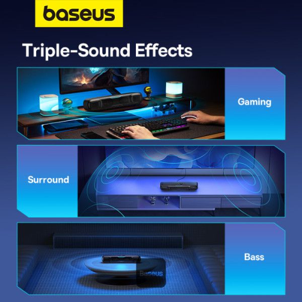 Speaker Baseus Mini Soundbar AeQur DS10 Cluster Black