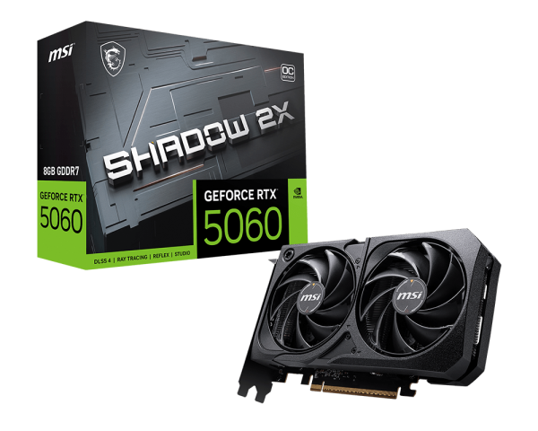 MSI RTX 5060 SHADOW 2X OC 8G GDDR7