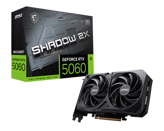 MSI RTX 5060 SHADOW 2X OC 8G GDDR7