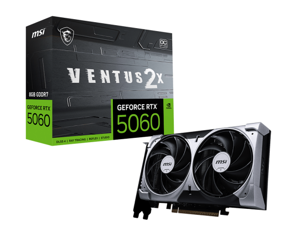 MSI RTX 5060 VENTUS 2X 8G GDDR7