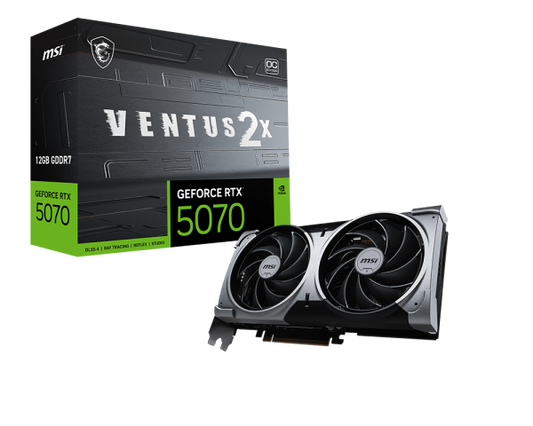 MSI RTX 5070 VENTUS 2X OC 12G GDDR7