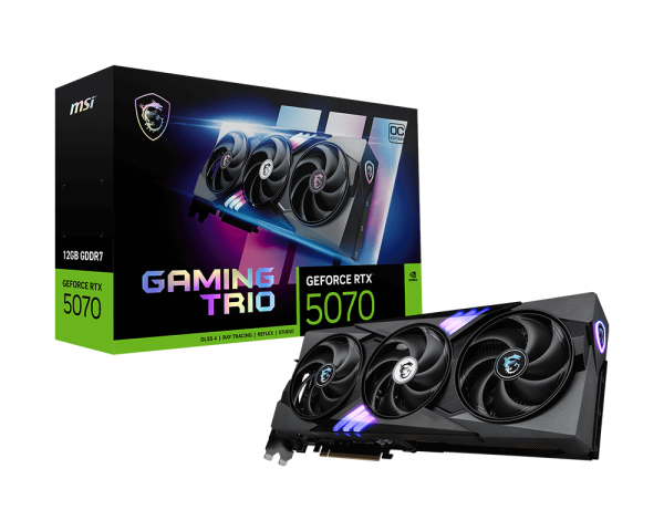 MSI RTX 5070 GAMING TRIO OC 12G GDDR7