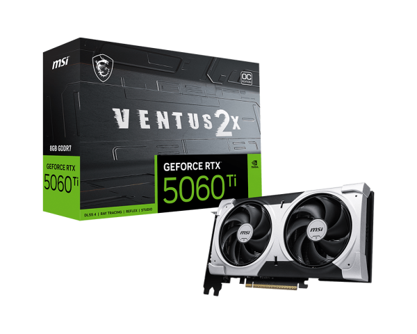 MSI RTX 5060 TI VENTUS 2X PLUS 8G GDDR7