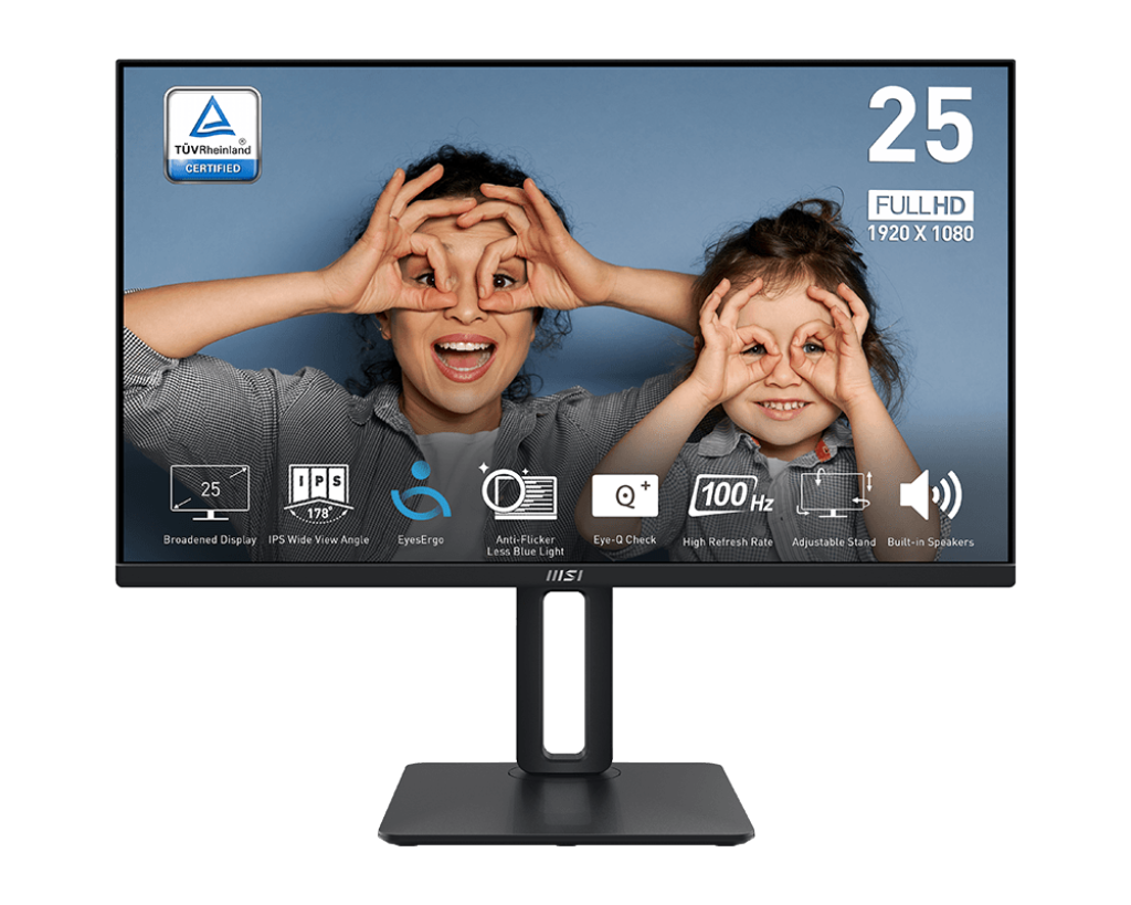 MSI PRO MP251P 24 Rapid IPS 1920X1080 (FHD 100Hz 1ms (MPRT) / 4ms (GTG)