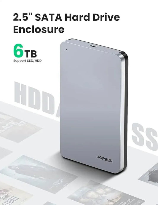 Enclosure Ugreen CM300 2.5 Inch SATA Ext. HDD  Enclosure 70499