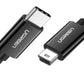 Ugreen-USB C to mini USB male to male Cable 1m  Black-50445