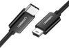 Ugreen-USB C to mini USB male to male Cable 1m  Black-50445