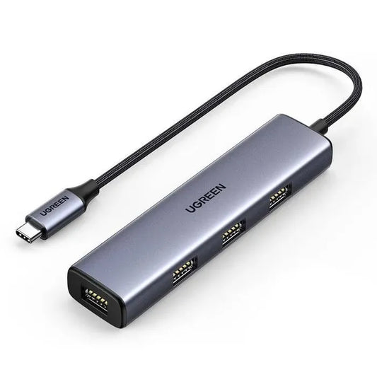 Ugreen HUB USB Type C splitter - 4x USB 3.2 Gen 1 silver (20841)