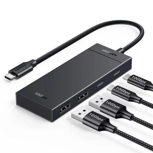 UGREEN 10Gbps 4-in-1 USB C Hub USB 3.2 Adapter 2 USB-C 3.2 2 USB-A 3.2 - 35583